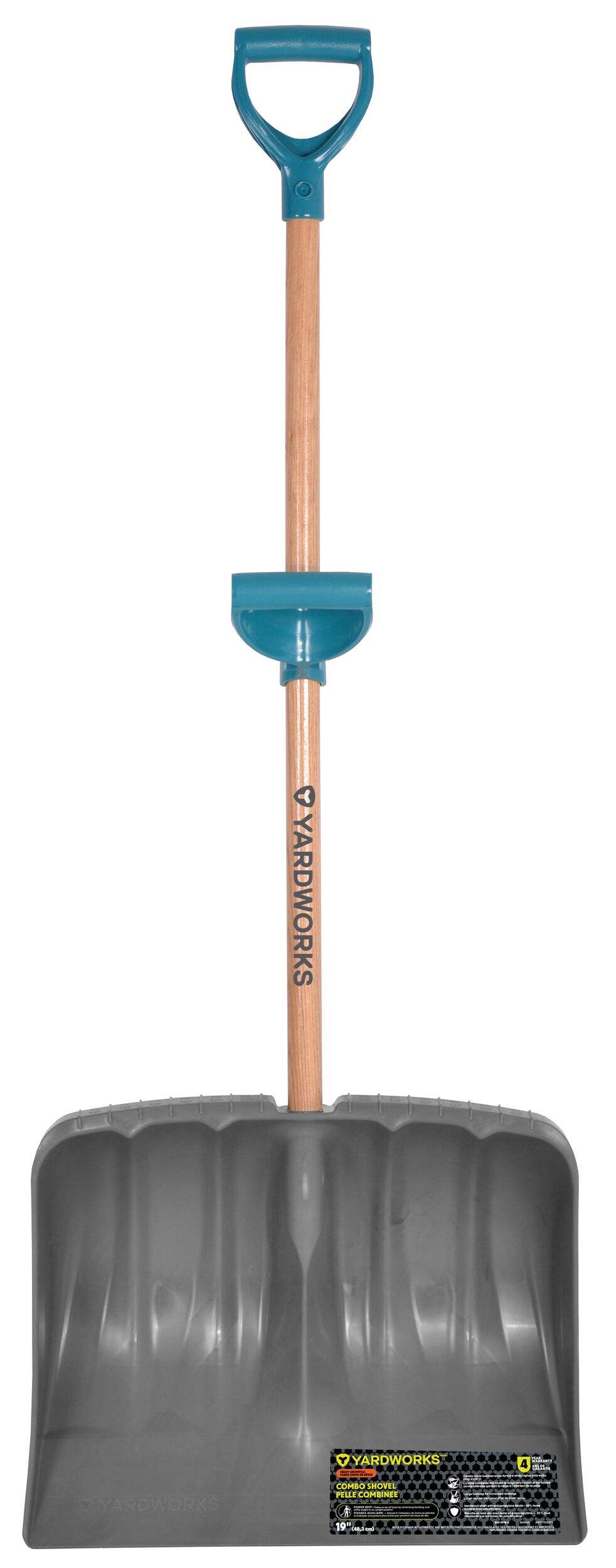Yardworks Snow Shovel with Power Grip, 19in Canadian Tire