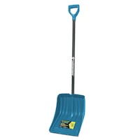 Yardworks HD  Snow Shovel, Scoop with Steel Wear Strip 14-in Front_Angled_Left