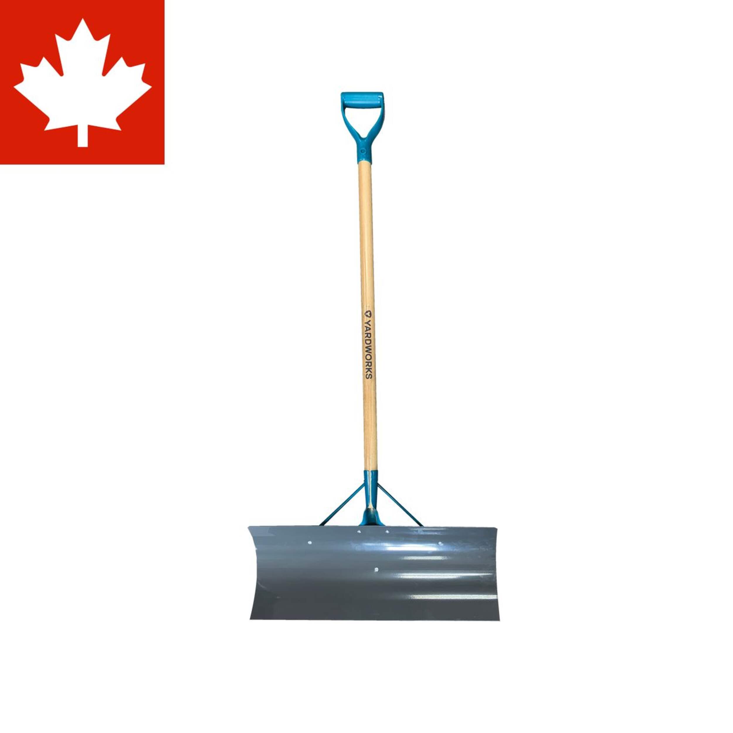 Yardworks HD Snow Shovel, Pusher, 24-in Front_Flat