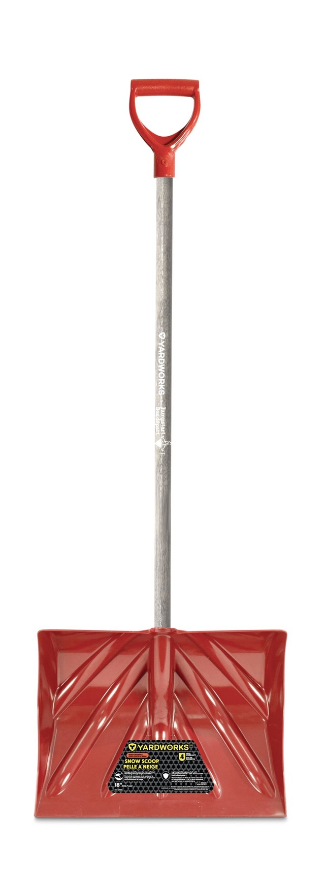 Yardworks Jumpstart Poly Snow Scoop Shovel, 18in Canadian Tire