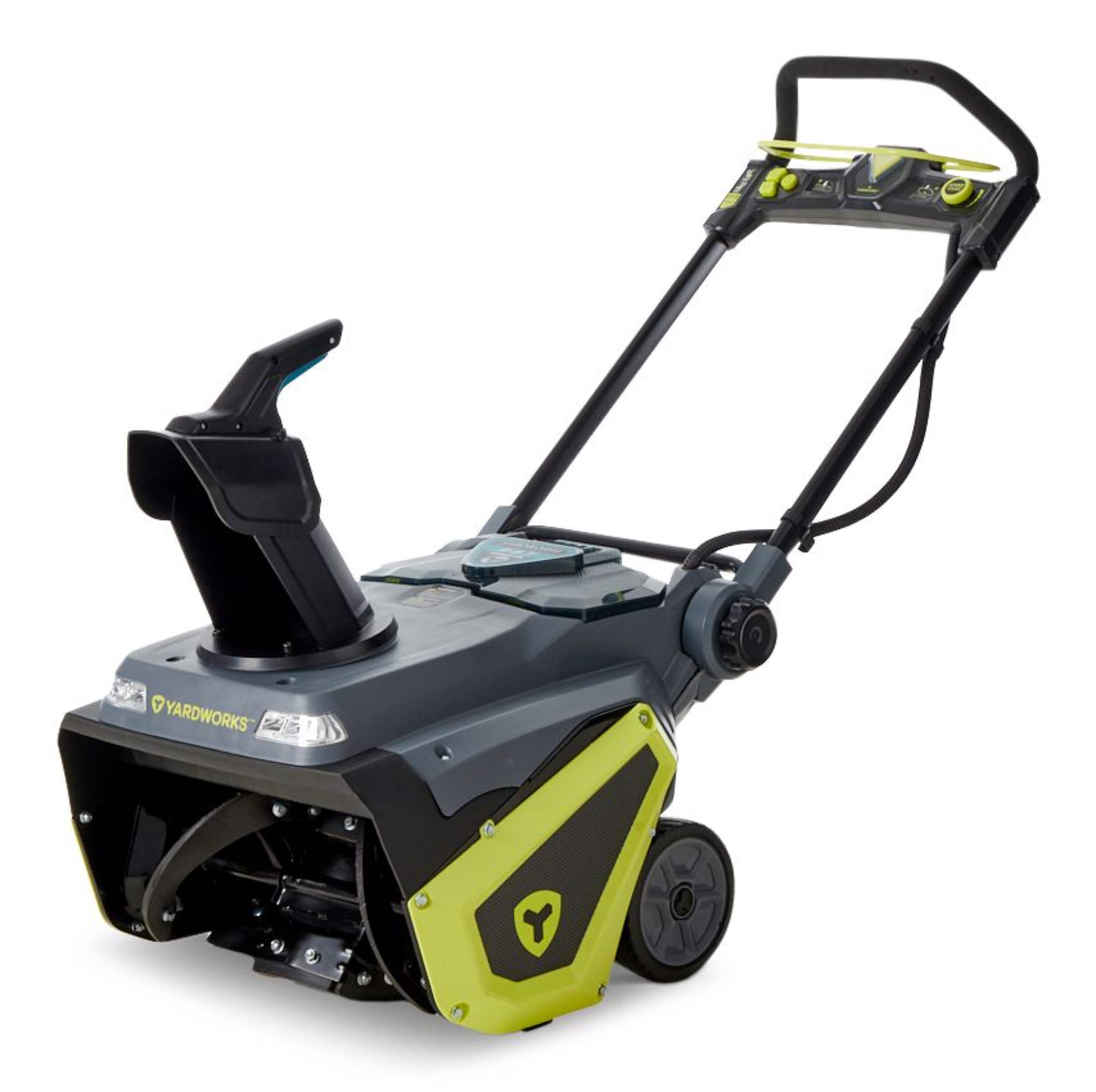 Yardworks 96V Single Stage Cordless Snowblower, 21-in Front_Three_Fourths_Angled_Left