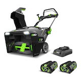 EGO POWER+ 56V Single Stage Cordless Snowblower, 21" with (2) 4Ah Batteries and 320W Charger Composite_or_Mixed