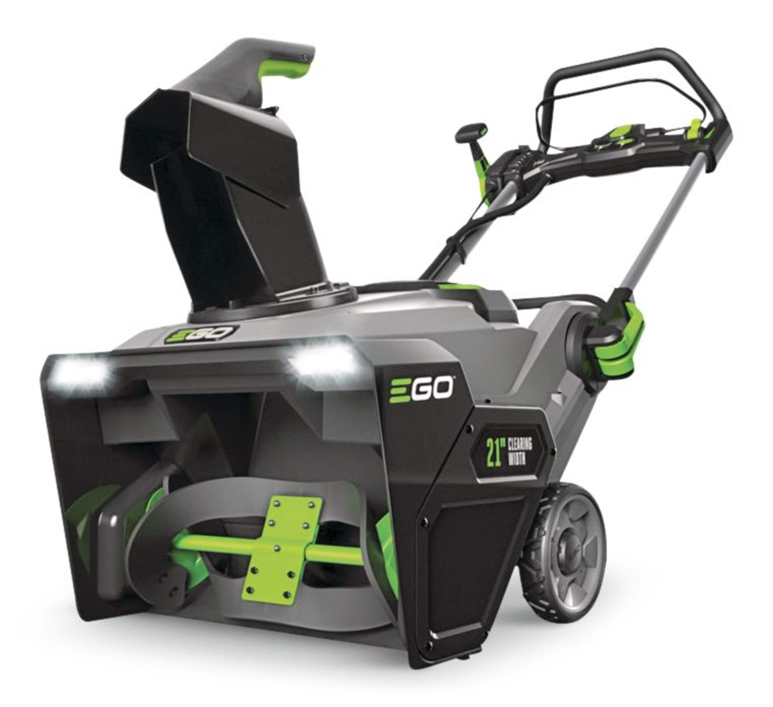 Souffleuse à neige sans fil à 1 phase EGO POWER+ de 56 V, 21 po avec 2 batteries de 4 Ah et chargeur de 320 W Front_Angled_Left
