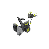 Yardworks 96V Two-Stage Brushless Self-Propelled Cordless Snow Blower with 2x8Ah Batteries & 2x4A Chargers, 24-in Front_Three_Fourths_Angled_Left