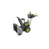 Yardworks 96V Two-Stage Brushless Self-Propelled Cordless Snow Blower with 2x8Ah Batteries & 2x4A Chargers, 24-in Front_Three_Fourths_Angled_Left