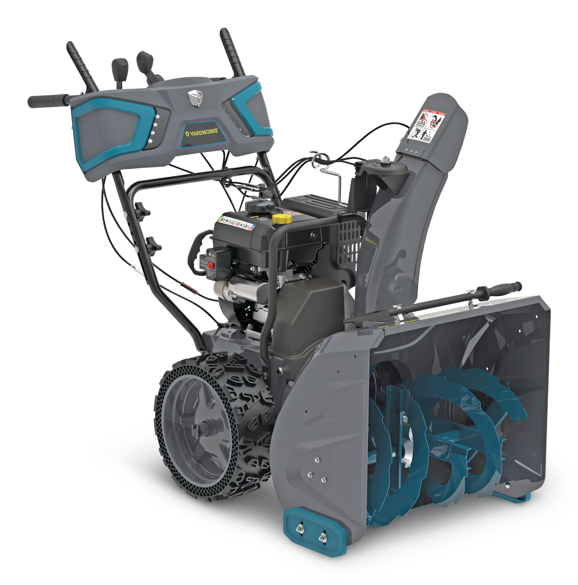 Yardworks 224cc 2Stage Gas Snowblower with Electric Start, 24in