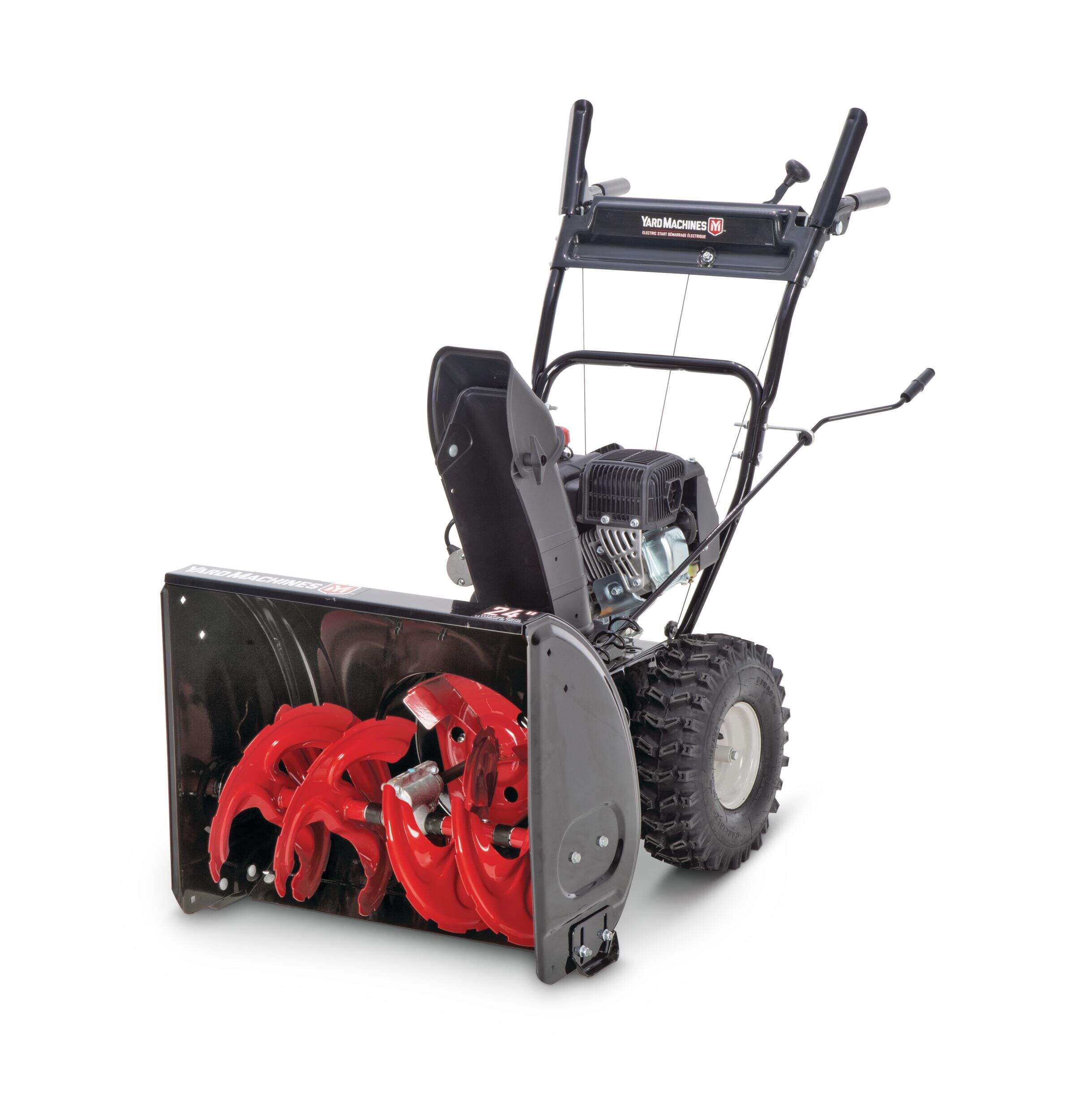 Yard Machines 208cc 2-Stage Snowblower, 24-in Front_Three_Fourths_Angled_Left