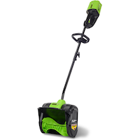 Pelle à neige électrique Greenworks, 12 po, 80 V, outil seulement Front_Angled_Left