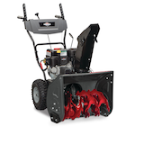Souffleuse à essence 208 cm3 à 2 phases Briggs & Stratton avec démarrage électrique, 24 po Front_Three_Fourths_Angled_Right
