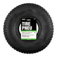 Pneu de rechange pour tondeuse à siège/tondeuse autoportée Atlas Turfsave, capacité de charge : 700 lb, 20 x 8 po Front_Flat