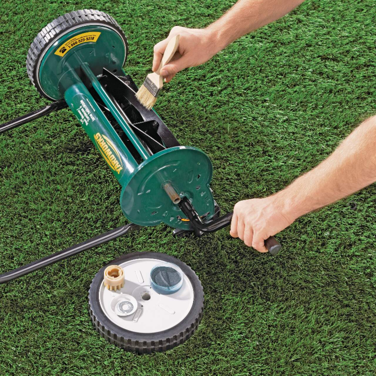 Yardworks Reel Lawn Mower SharPening Kit, 3 Pc. Universal
