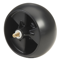 Roue de plateau de tondeuse à siège MTD, 5 po, convient à la plupart des plateaux de 38 po, 42 po et 46 po