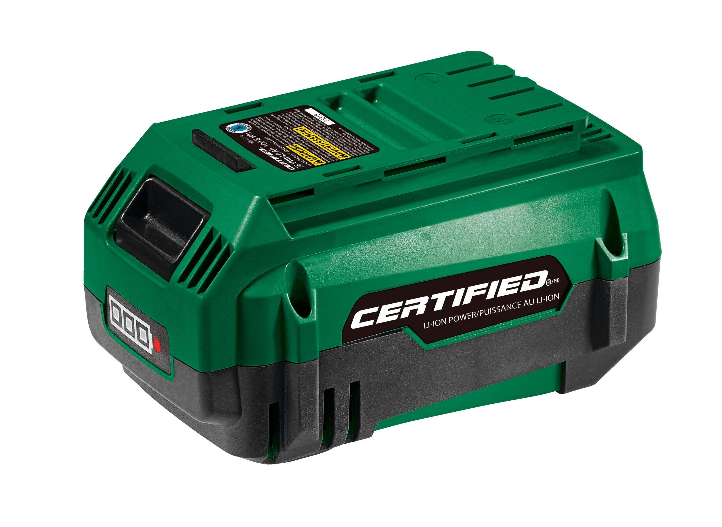Certified RePlacement 28V 5Ah Lithium-Ion Battery Front_Three_Fourths_Angled_Left