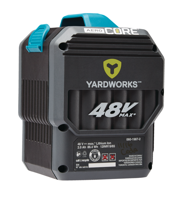 Yardworks RePlacement 48V 2Ah LithiumIon Battery Canadian Tire