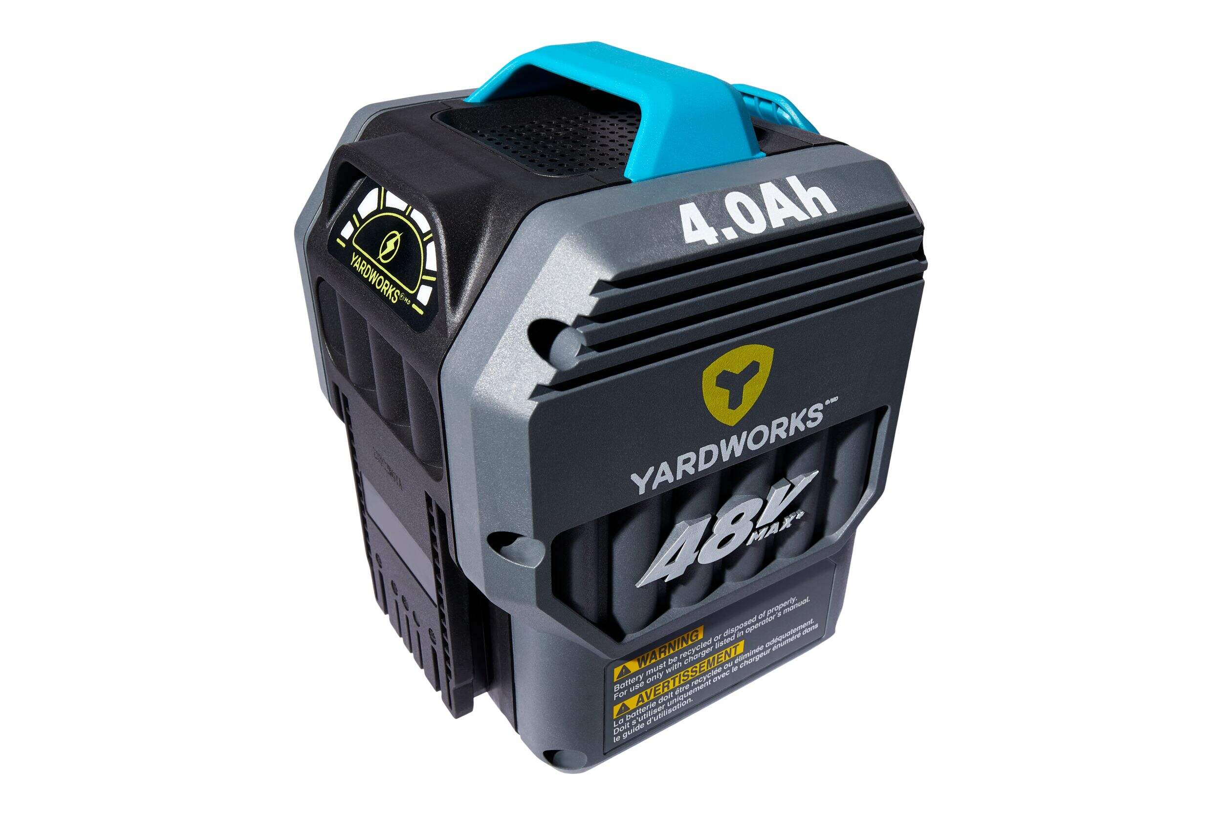Batterie au lithium-ion de rechange Yardworks, 48 V, 4 Ah Front_Angled_Right