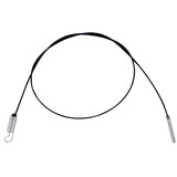 Câble d'embrayage de tarière de rechange pour souffleuse à neige Certified, 40 1/2 po, convient à Murray/Briggs Front_Flat