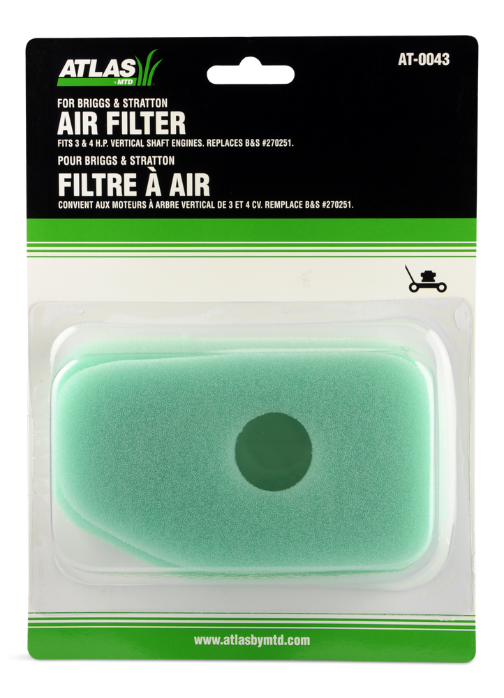 2-Pack Air Filter w/ Foam Pre-Filter fits Briggs & Stratton 31 33 Series Engines 