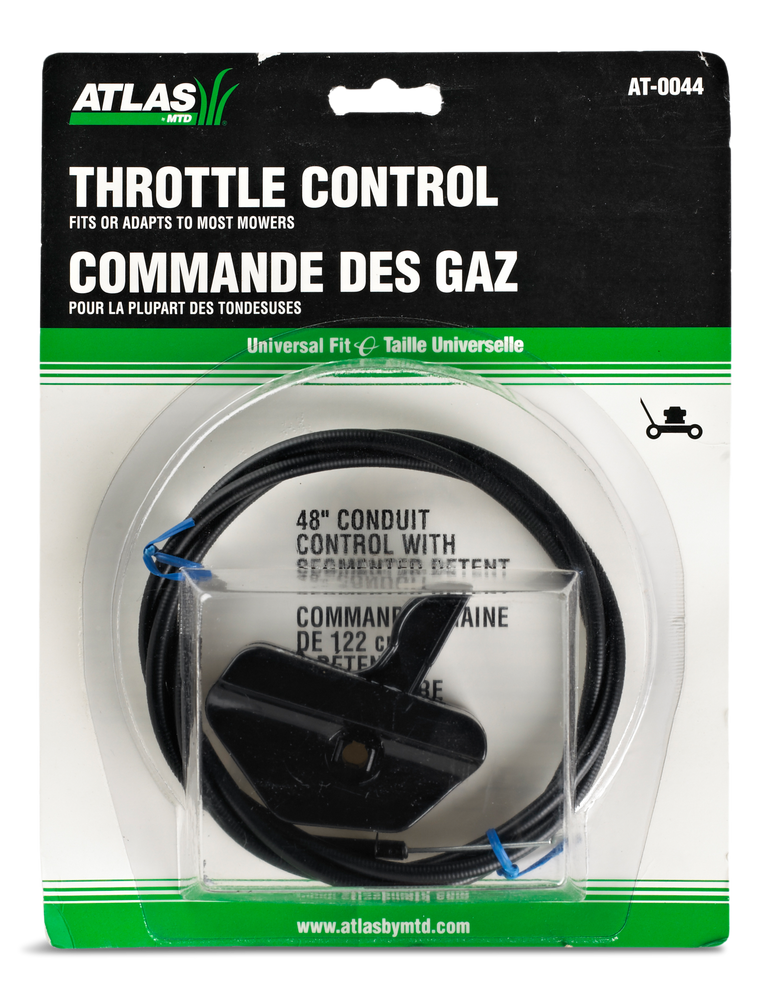Atlas Universal RePlacement Lawn Mower Throttle Control, 48in