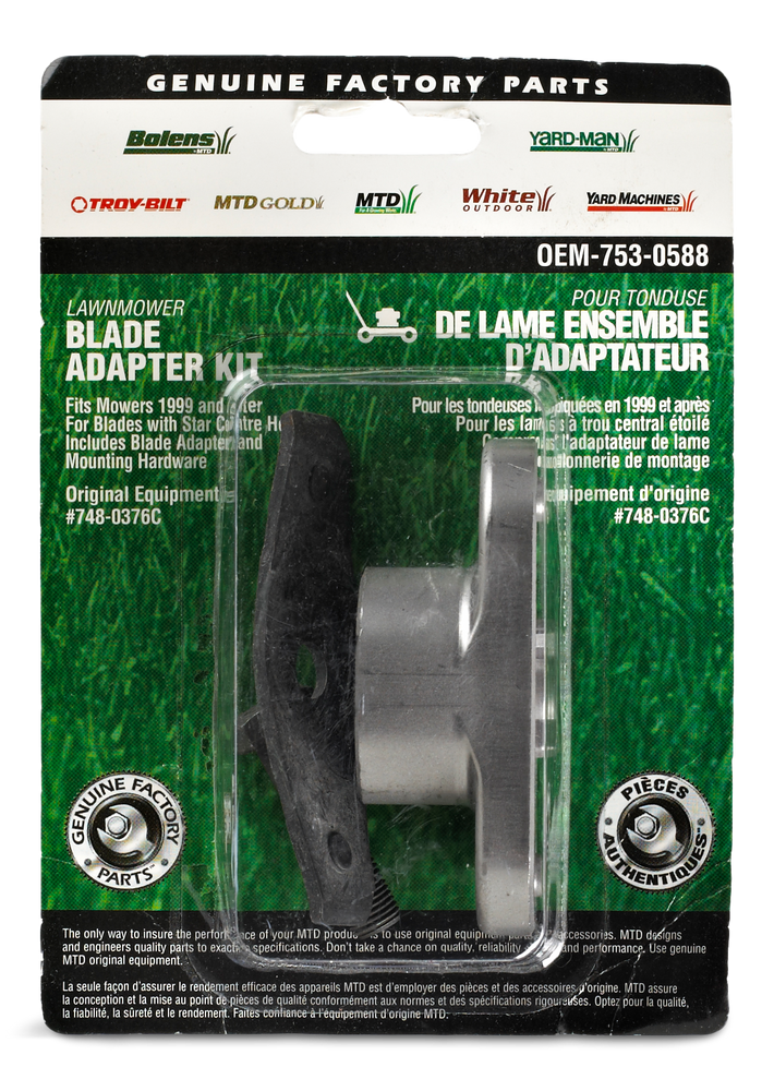 MTD Lawn Mower RePlacement Blade AdaPter Kit Canadian Tire