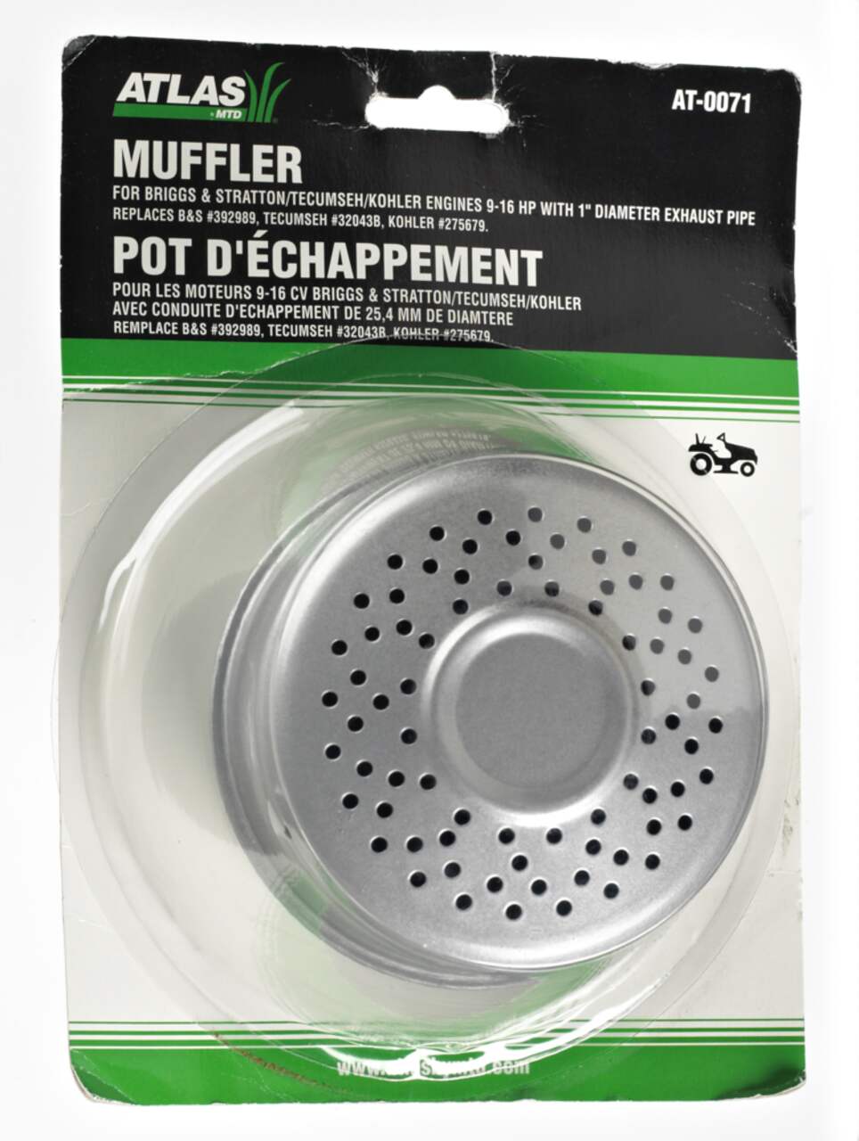 Mtd muffler replacement sales