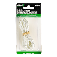 Atlas Lawn Mower Replacement Starter Cord/Rope, 60-in x 1/4-in Nylon Front_Flat