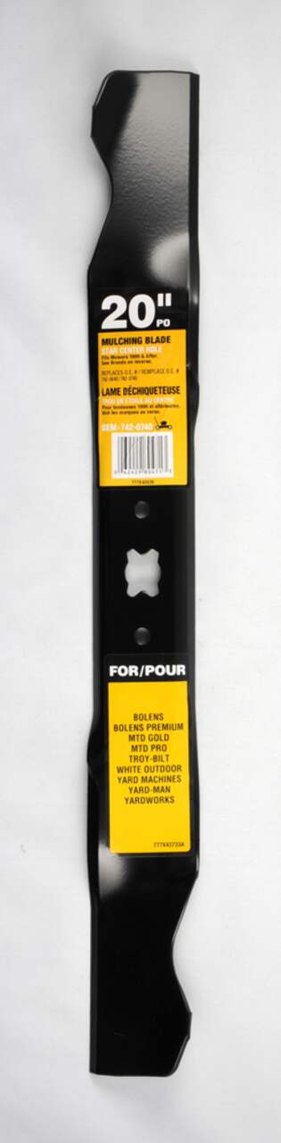 Mtd 20 top inch mower blade