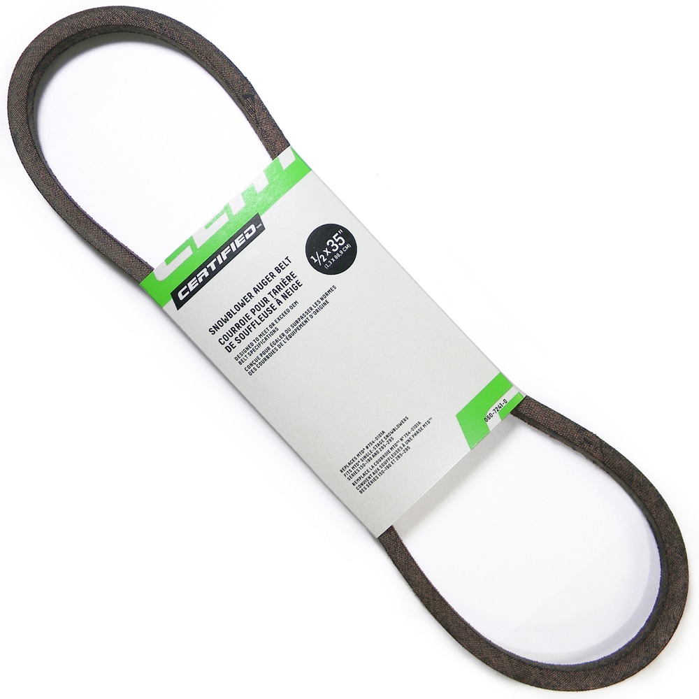 Certified Snowblower RePlacement Auger Belt, 1/2 x 3.5in Canadian Tire