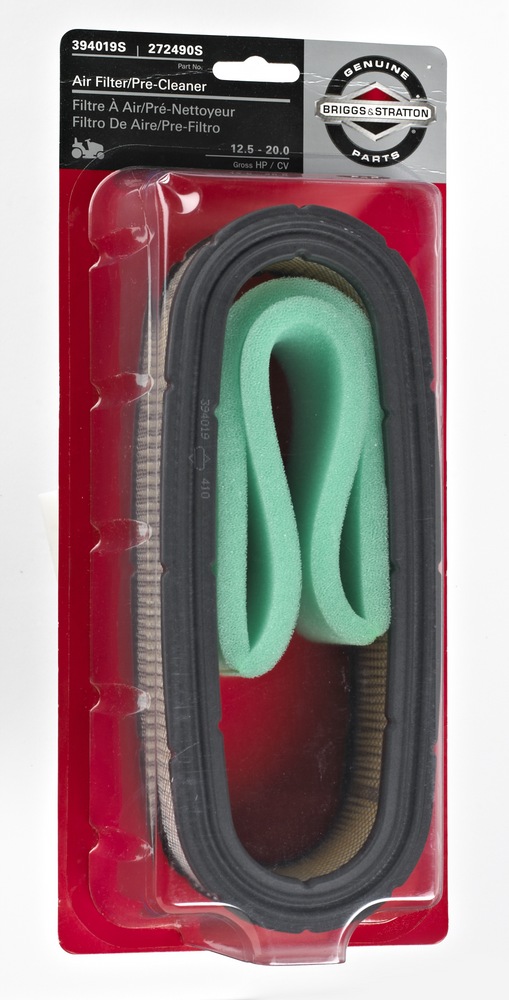 Filtre à air pour tondeuse Briggs & Stratton de 12,5 à 20 HP Canadian