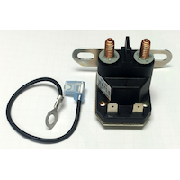 Atlas Universal Lawn Tractor Solenoid: 4 Pin with Ground Composite_or_Mixed