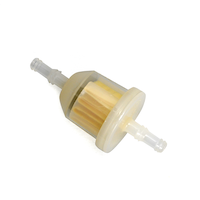 Atlas Universal Lawn Mower Fuel Filter fits 1/4" or 5/16" I.D. fuel lines Front_Flat
