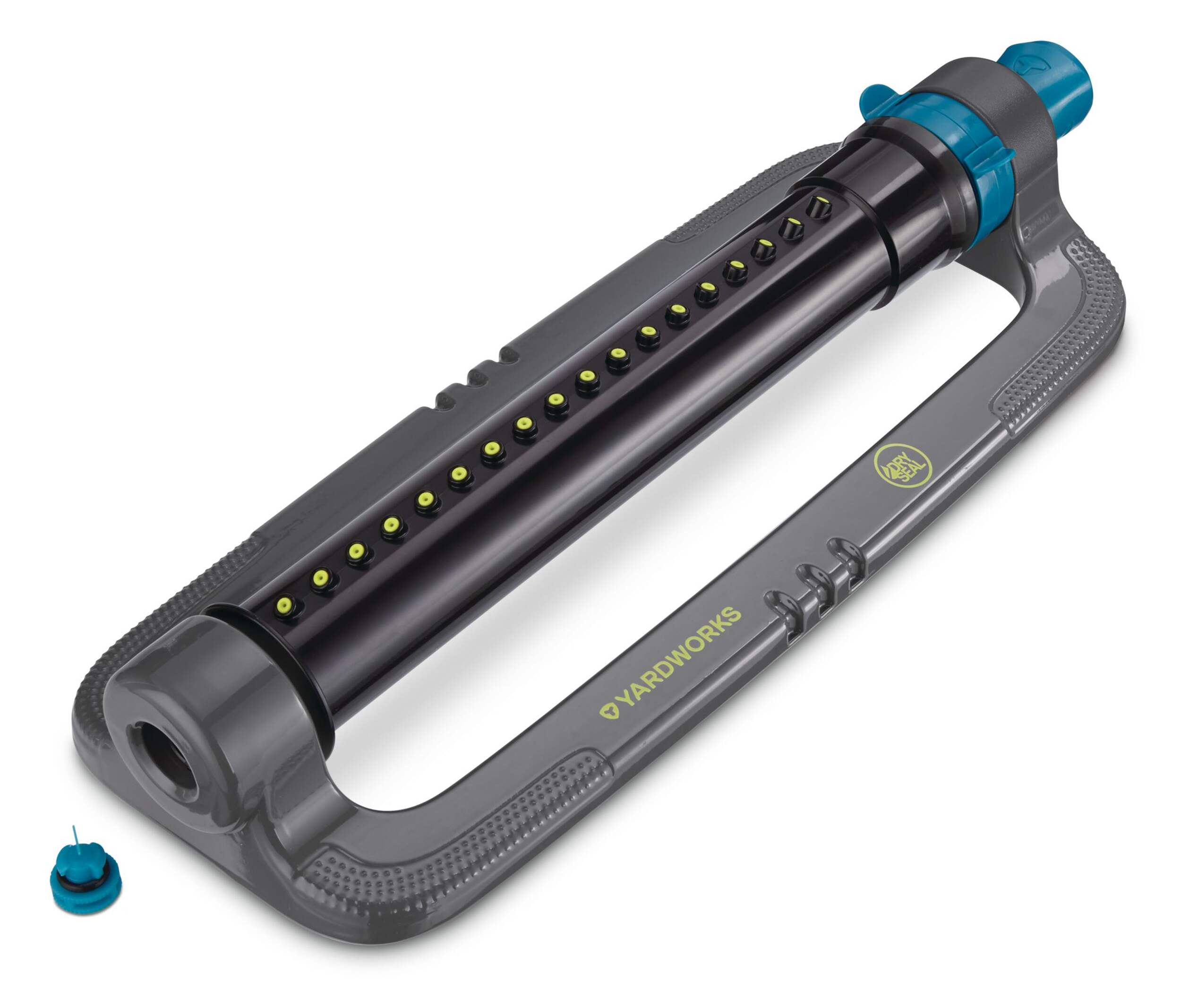 Yardworks Dry Seal Oscillating Lawn Water Sprinkler, 3800 sq.ft Overhead_Plunge