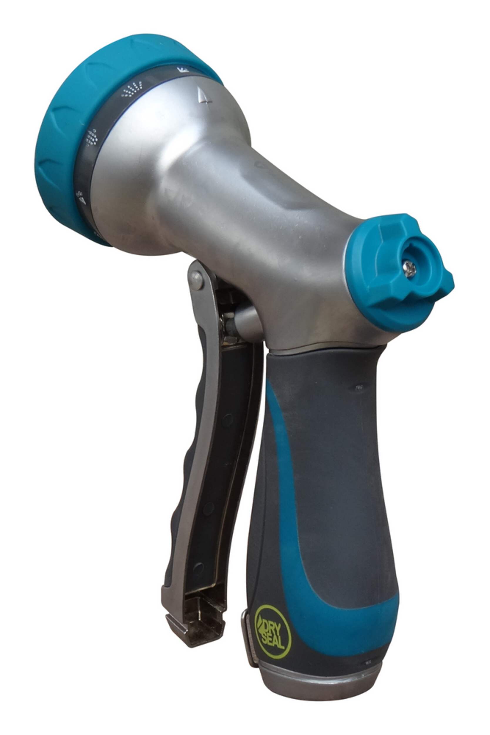 Yardworks Dry Seal Zinc 10Pattern FrontTrigger Garden Water Hose