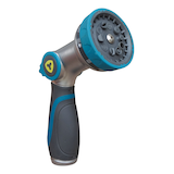 Buse d’arrosage de tuyau d’arrosage à gâchette au pouce avec 10 réglages Yardworks Dry Seal Front_Three_Fourths_Angled_Right