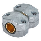 Yardworks Metal Garden Hose Repair Mender, fits 5/8 & 3/4-in Hoses Front_Angled_Left