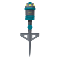 Arroseur turbo à 6 réglages rotatif à 360° Yardworks sur piquet en métal