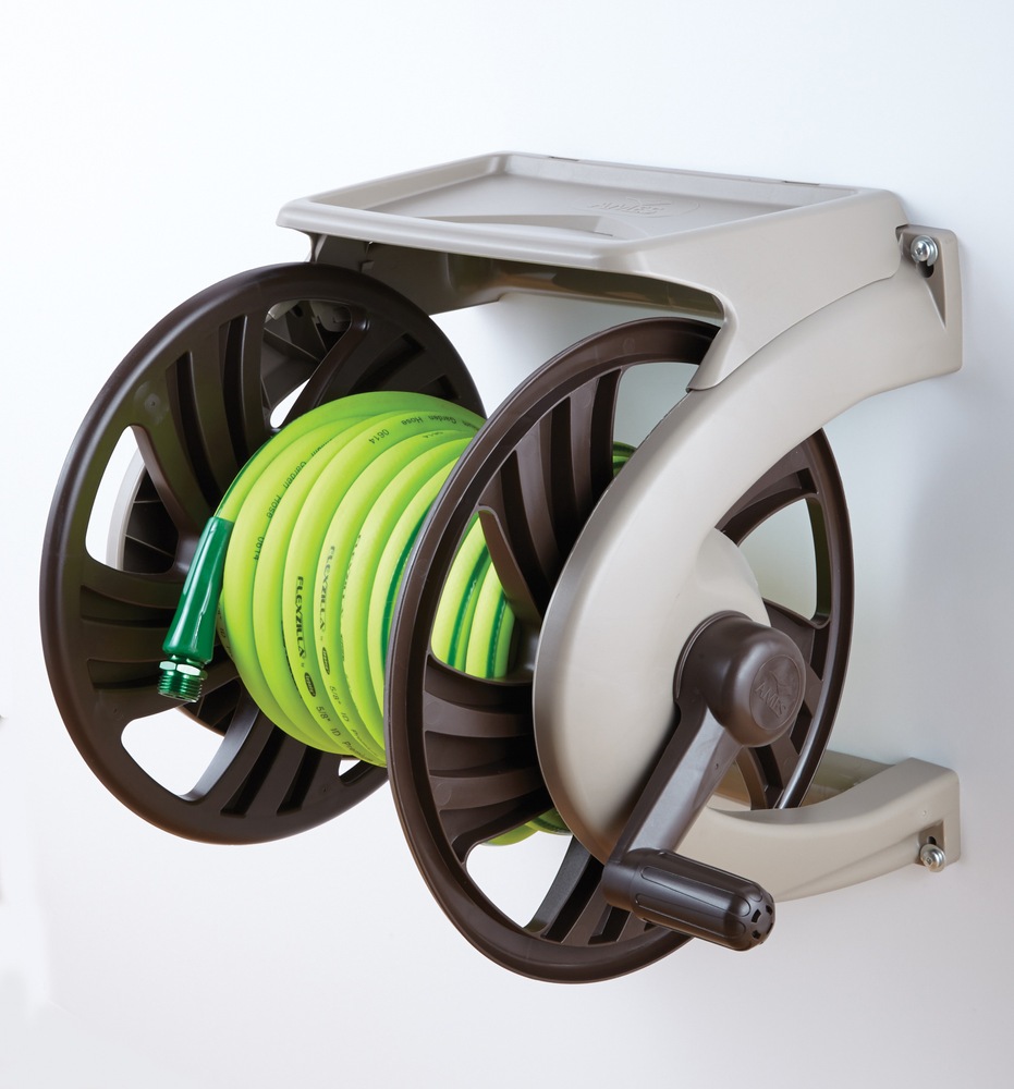 Ames Poly WallMount Hose Reel with Shelf Canadian Tire