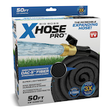 Xhose Pro Dac-5 Fiber Lightweight Expandable Garden Water Hose, Assorted Sizes Front_Angled_Right