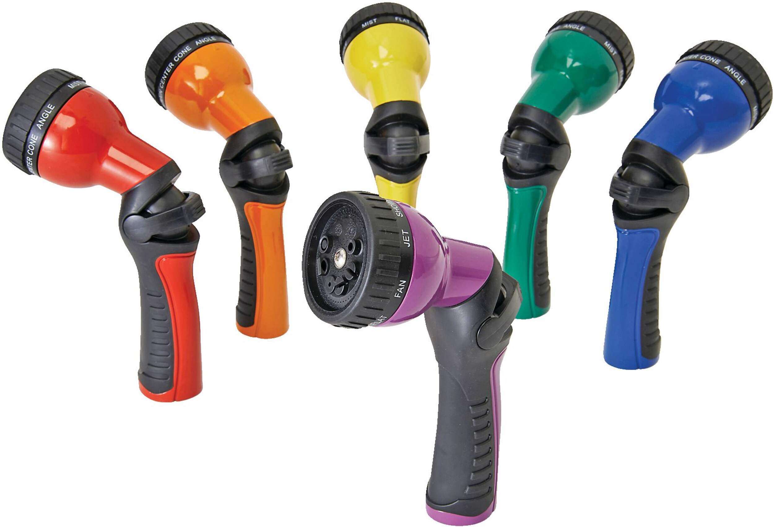 Dramm Revolution 9-Pattern Thumb Control Garden Water Hose Spray Nozzle Composite_or_Mixed