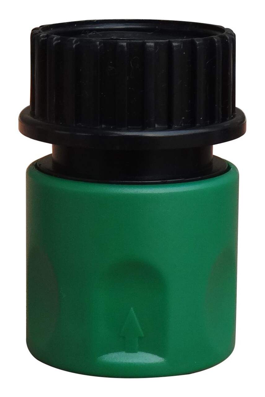 Certified Quick Connect Hose Coupling Set with Water Shut-Off, 4