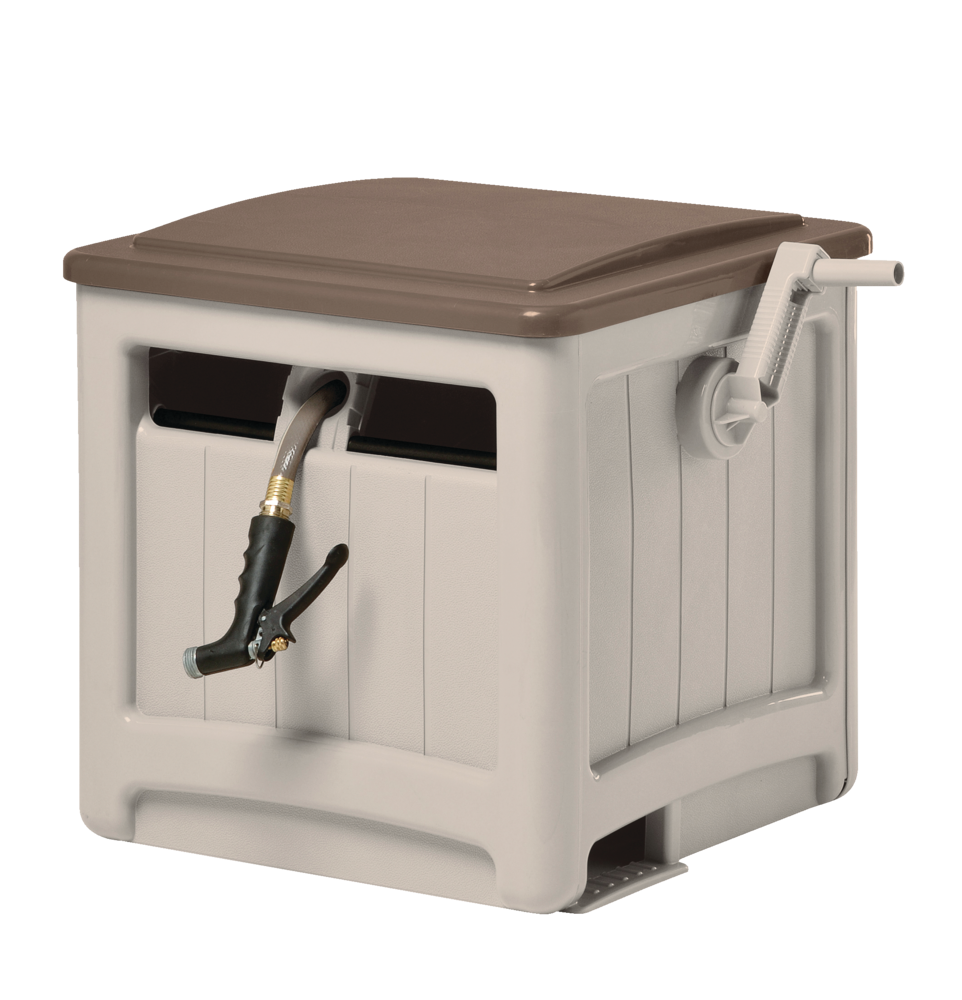 Suncast Compact Garden Hose Reel Hideaway & Storage, 225ft, 19lb