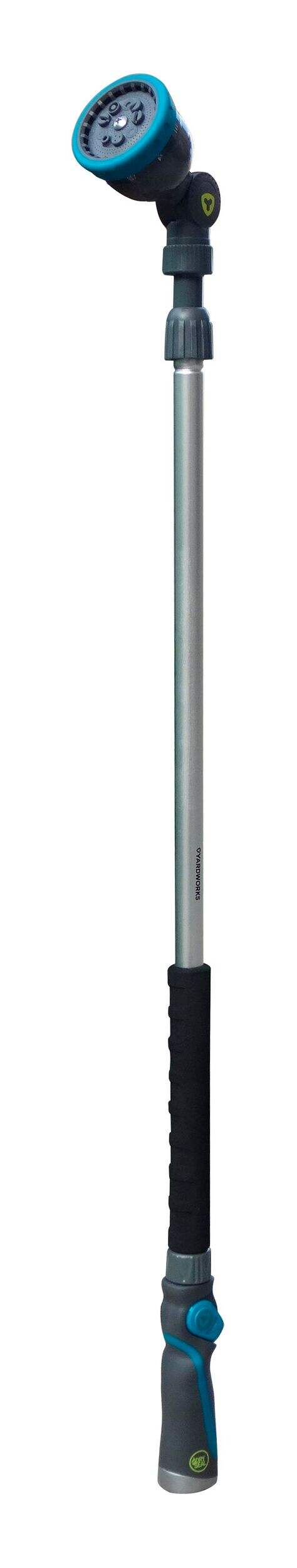 Yardworks 9-Pattern Thumb Control Adjustable Watering Wand Front_Angled_Left