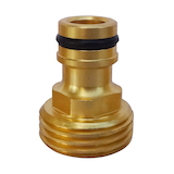 Adaptateur d’accessoire rapide 5/8 po en laiton Yardworks Front_Elevated
