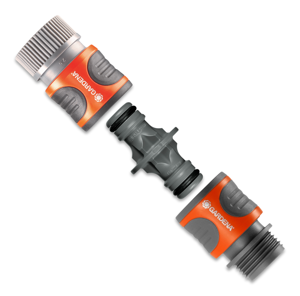 Gardena Classic Garden Hose Connector/Joiner Set For Male & Female End