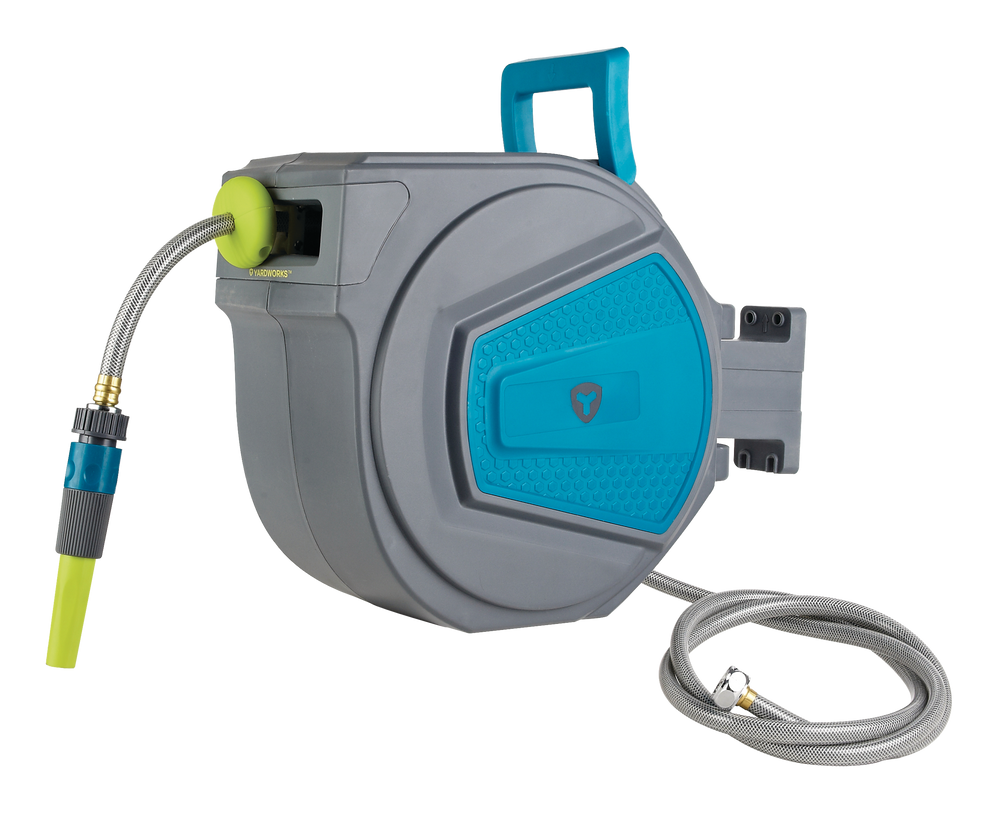 Yardworks Retractable Hose Reel, 65ft Canadian Tire