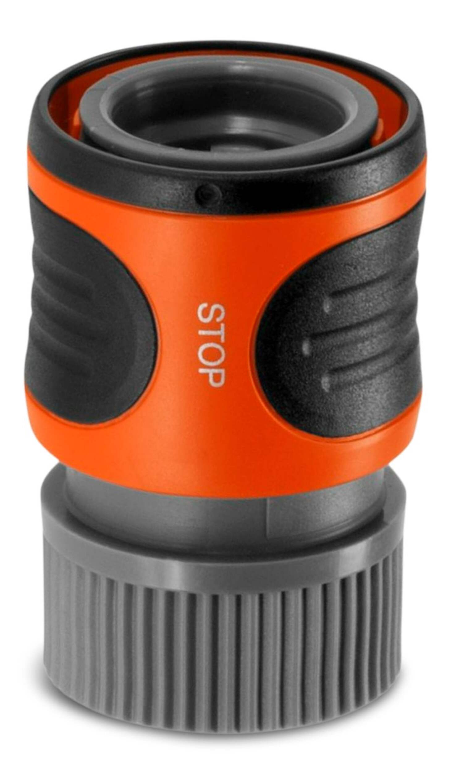 Gardena Classic Accessory End Hose Connector and Waterstop Front_Elevated