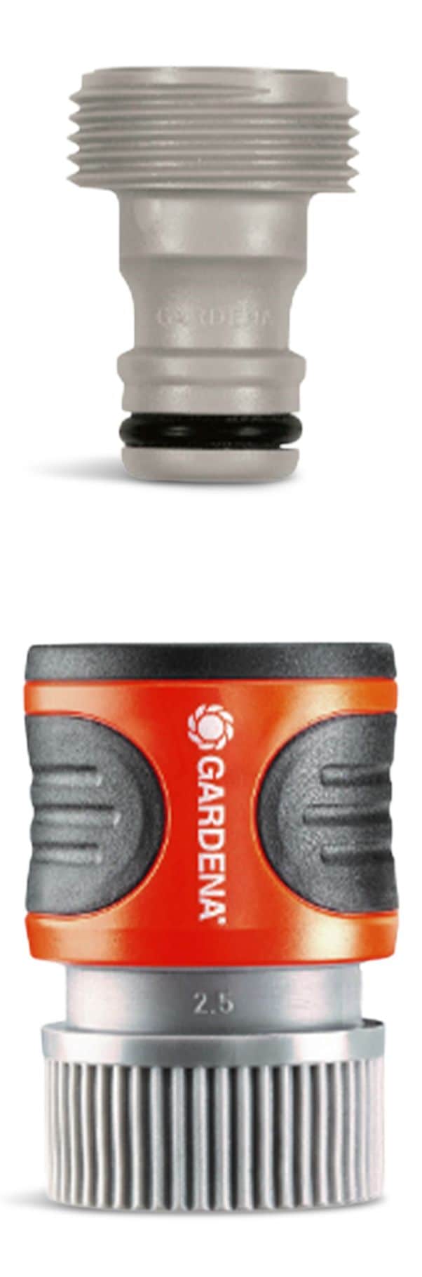 Gardena Accessory End MaletoHose Connector Waterstop and Accessory