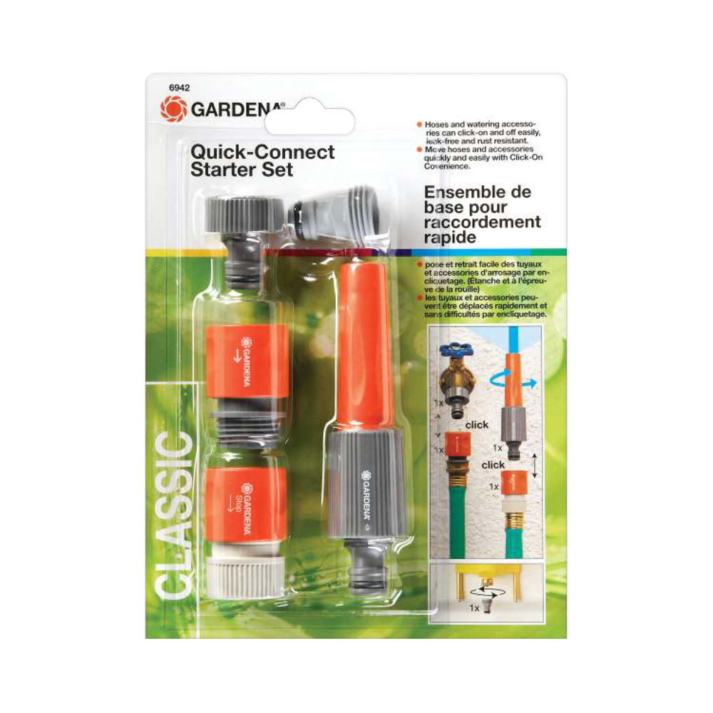 Gardena Classic Hose Accessories Quick Starter Connector Set, 5pc Canadian Tire