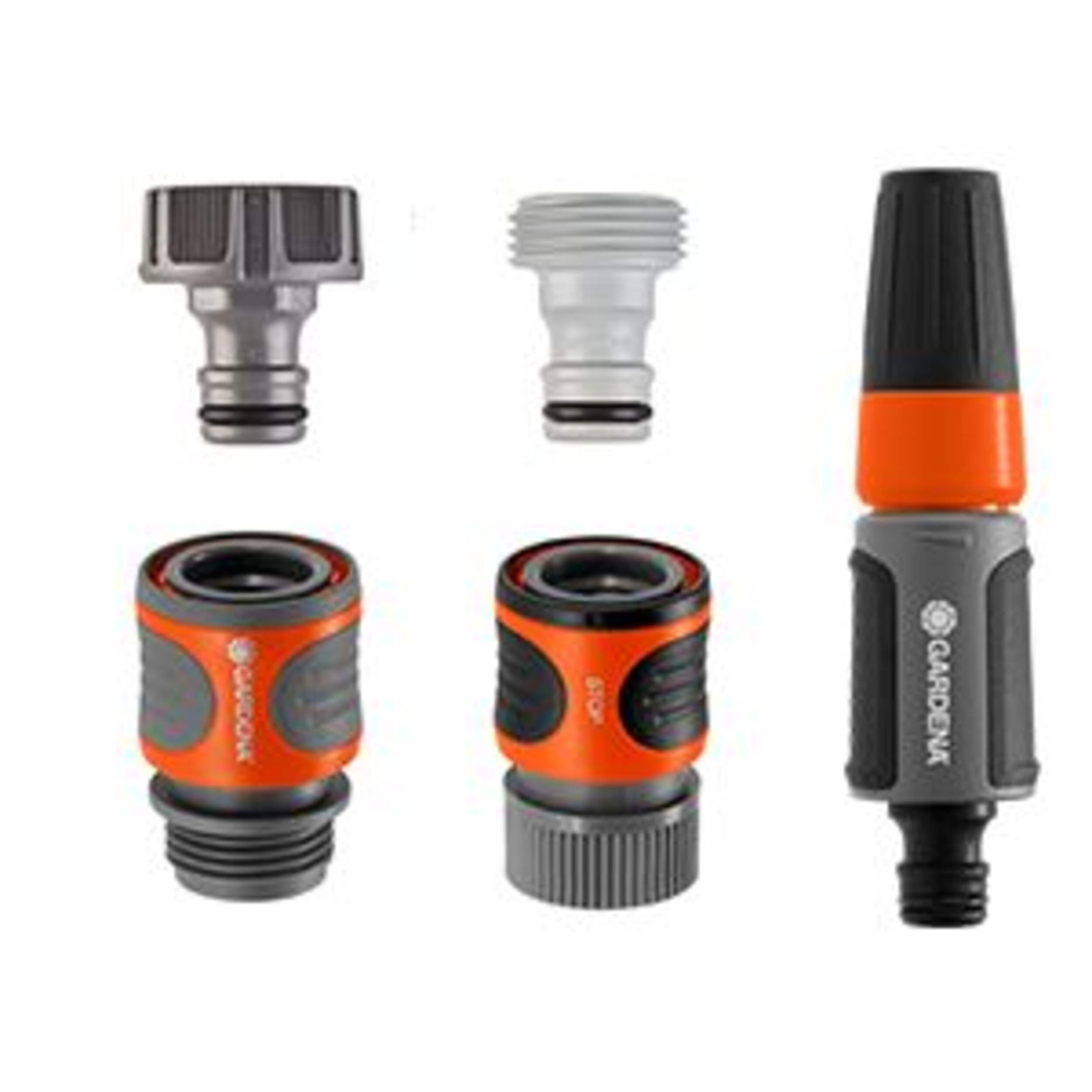 Gardena Classic Hose Accessories Quick Connect Starter Set, 5-pc Composite_or_Mixed