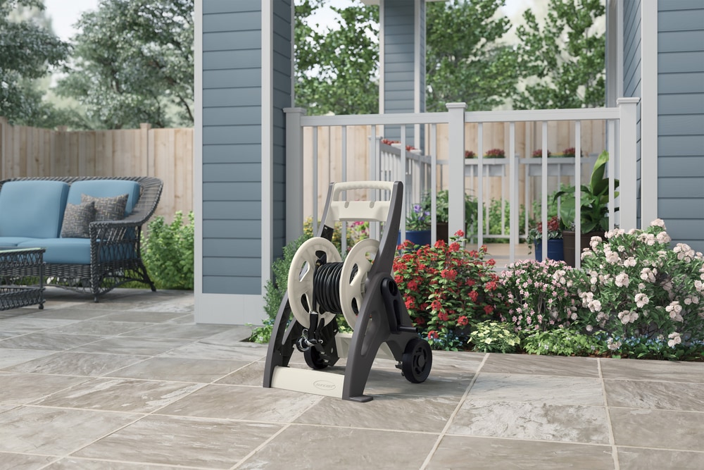 Suncast HoseMobile Easylink® Garden Hose Reel Cart with Leader Hose