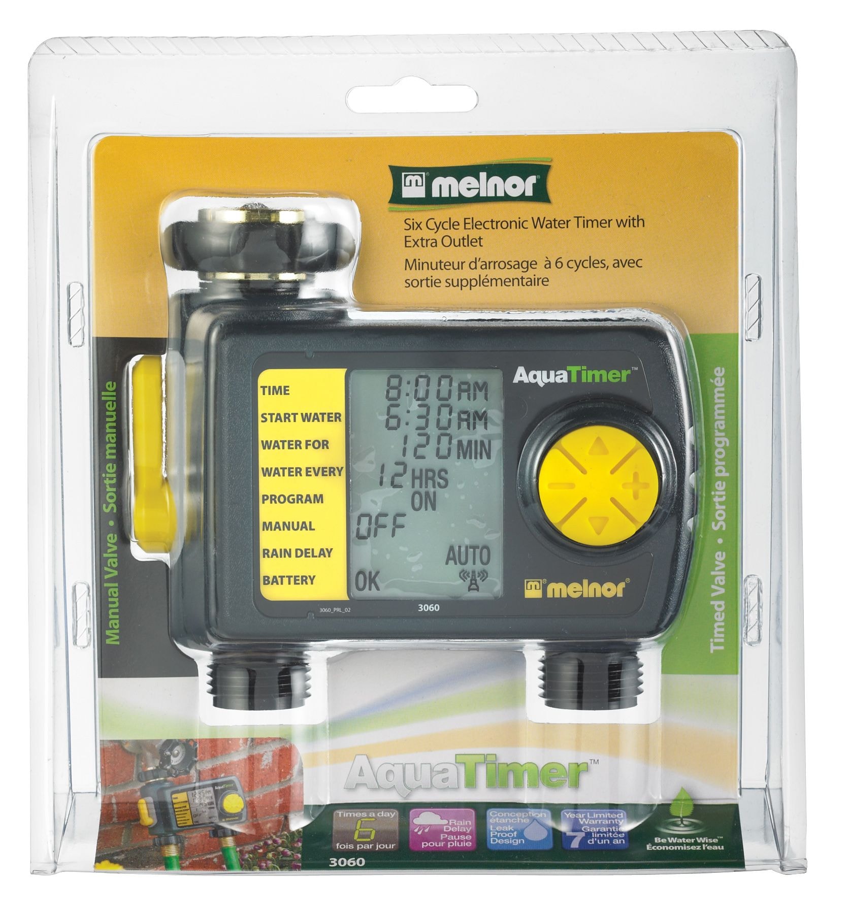 Melnor Digital 1 Zone/2 Port Water Timer Canadian Tire